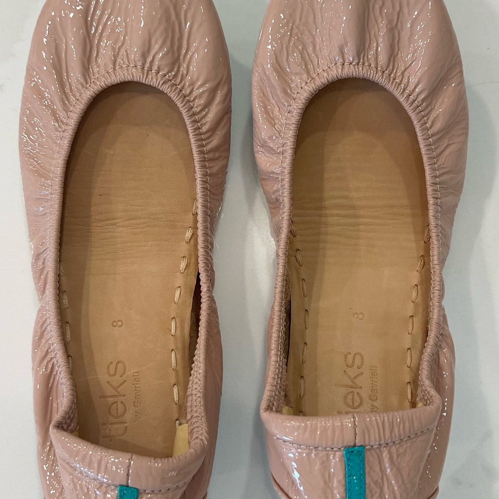 Tieks Blush Patent Leather Ballet Flats - Picture 6 of 10